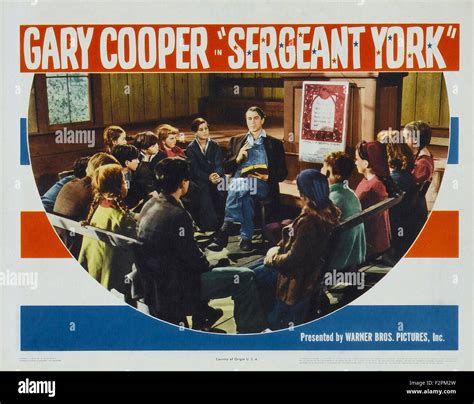 Sergeant York - Movie Poster Stock Photo - Alamy