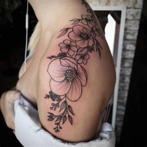 Tatuaże na ramieniu 150 niesamowitych wzorów Flower tattoo Tattoos