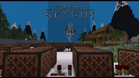 The Elder Scrolls Skyrim Theme Dragonborn Minecraft Noteblocks