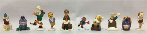 10 Figuras Winnie Pooh Y Sus Amigos En Navidad Sonrics 90s Meses Sin