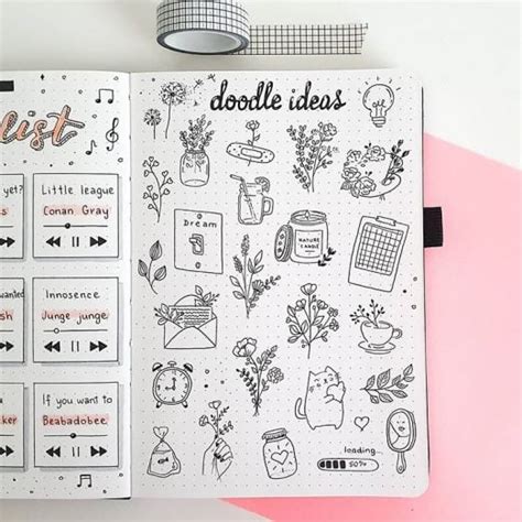 48 Bullet Journal Doodle Ideas Perfect For Beginners