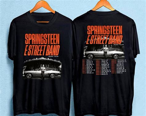 Bruce Springsteen 2023 Tour Shirt Springsteen N E Street Band Tour T Shirt