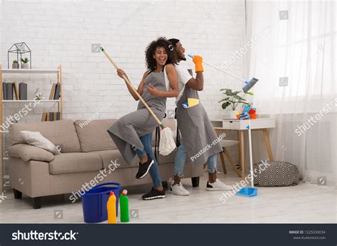 Man Broom Cleaning Having Fun Images Browse 133 Stock Photos And Vectors