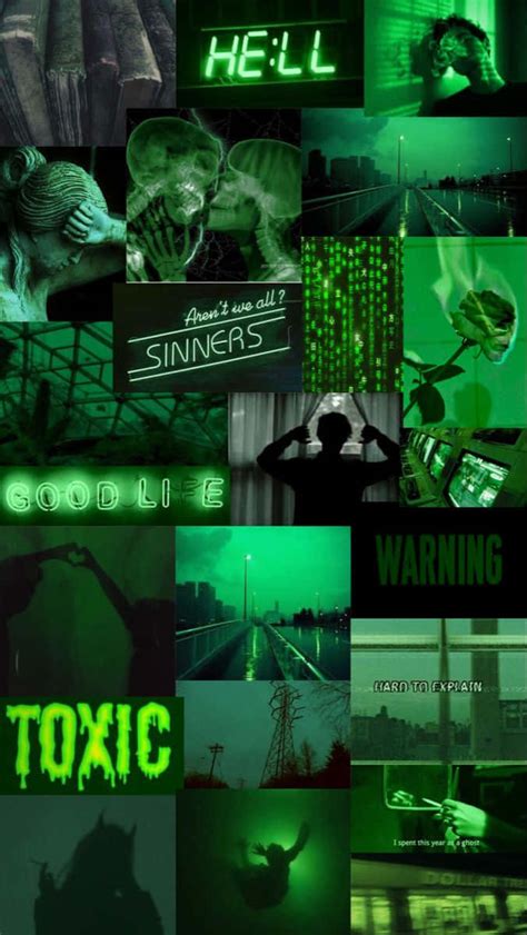 Download Create The Perfect Neon Green Aesthetic Desktop Wallpaper