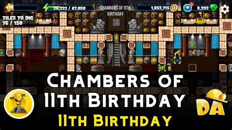 Chambers Of Th Birthday Th Birthday Diggy S Adventure Youtube