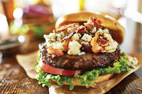 Blue Cheese Stuffed Burgers Recipe