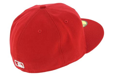 Cap Fitted Basics La Dodgers Red Wool New Era