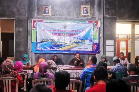 Pemerintah Desa Gandu Kecamatan Comal Menggelar Acara Musrenbang Dan