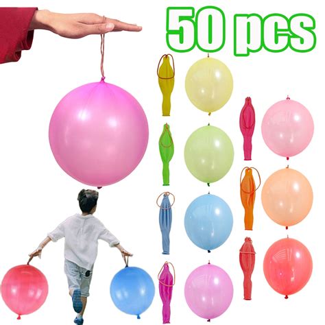 Punch Balloons 50 Pcspunching Balloon Heavy Duty Party Favors For Kids