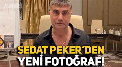 Sedat Peker den uzun süre sonra yeni fotoğraf geldi Eşi Özge Peker