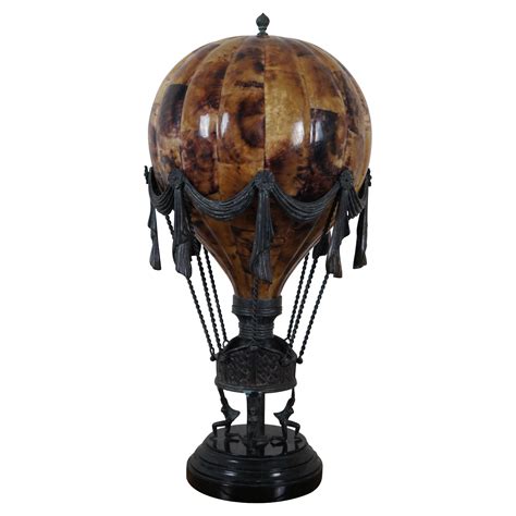 Vintage Maitland Smith Bronze Penshell Hot Air Balloon Table Lamp 8135 17 For Sale At 1stDibs