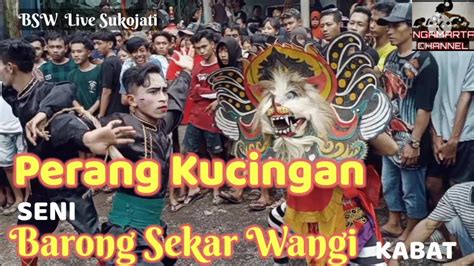 Perang Kucingan Seni Barong Sekar Wangi Kabat Live Sukojati YouTube