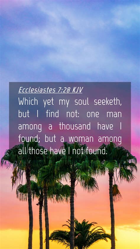 Ecclesiastes Kjv Mobile Phone Wallpaper Which Yet My Soul