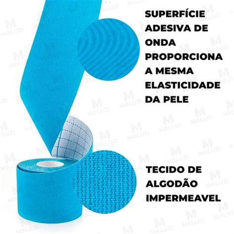 Comprar Fita Bandagem Elástica Adesiva Flexível Atadura Kinesio Tape