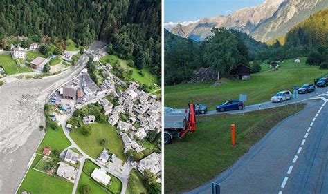 Huge Landslide On Italy Switzerland Border 8 Missing 100 Evacuated