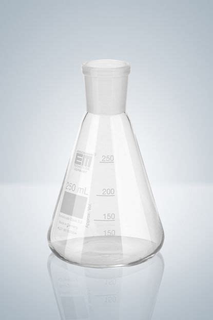 Laborkolben 70233 Series Hirschmann Borosilikatglas Erlenmeyer