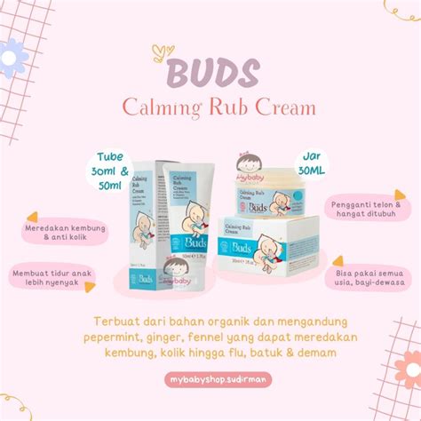 Jual Soldout Buds Calming Tummy Rub Cream Ml Krim Untuk Perut