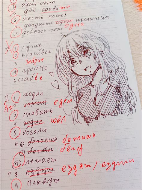 Аниме рисунки в тетради (Множество фото!) - drawpics.ru