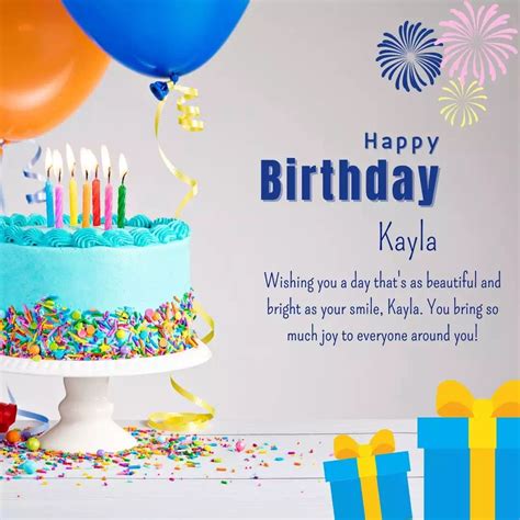 Happy Birthday Kayla Cake Images Heartfelt Wishes And Quotes