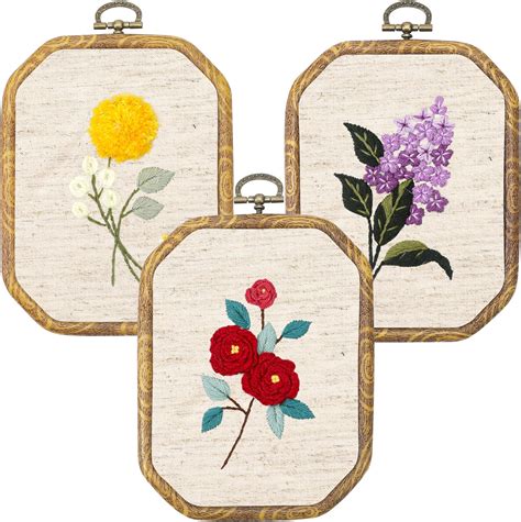 Amazon Caydo Sets Embroidery Starter Kit With Flower Pattern