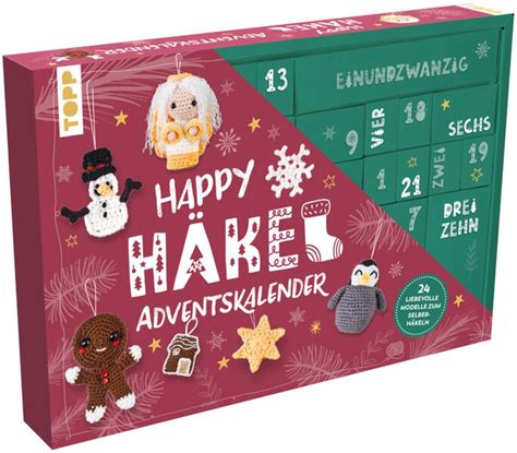 Happy H Kel Adventskalender Mit Material Und Anleitungsbuch F R