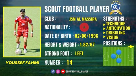 YOUSSEF FAHMI MIDFIELDER JSM AL MASSIRA BEST OF 2022 2023 FHD