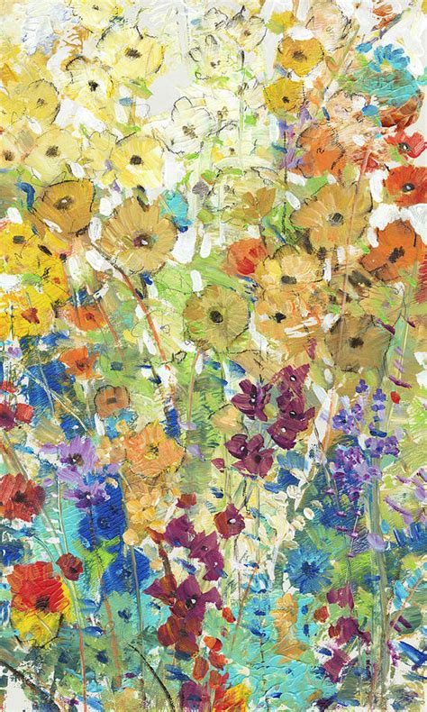 Meadow Floral I Painting By Tim O Toole Fine Art America