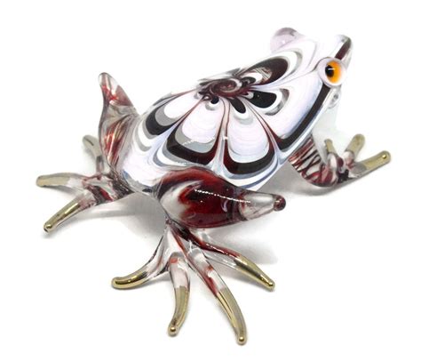 Glass Figurines Frog Murano Glass Blowing Artwork Figure Etsy