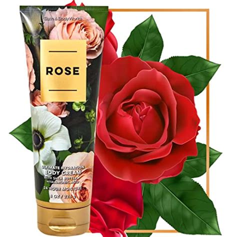 Bath And Body Works Rose Ultra Shea Body Cream 8 Ounce Medern Delicate