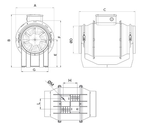 Lineo T Commercial Ventilation Mixed Flow Fans Vortice