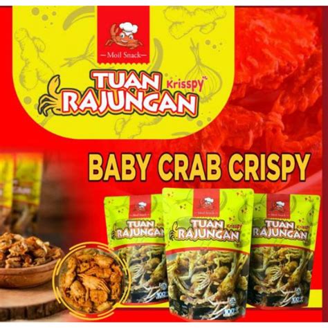 Jual Baby Crab Crispy Kepiting Rajungan Jajanan Cemilan Snack Viral