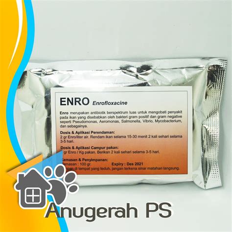 Jual Enro Antibiotik Ikan Enrofloxacin Shopee Indonesia