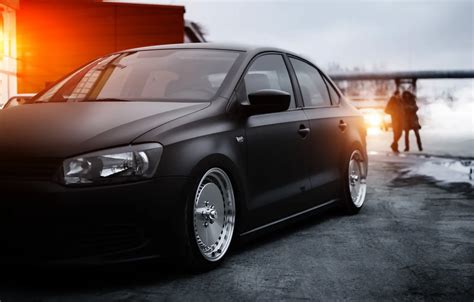 Wallpaper volkswagen, polo, stance, bagged, pneuma, ekaterinburg ...