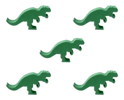 5 Meeples Dinossauros T Rex De Madeira 33x17x9mm Ludens MercadoLivre