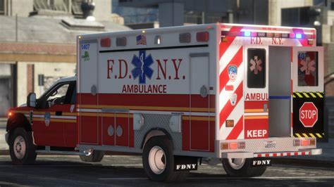 K Fdny Ems Ford F Ambulance Gta Mods