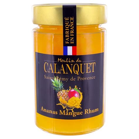 Confiture Ananas Mangue Rhum 220 G