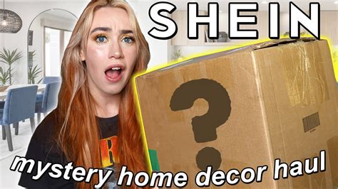 SHEIN Sent Me A MYSTERY BOX SHEIN X HOME LIVING YouTube