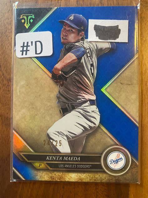 A Topps Triple Threads Sapphire Kenta Maeda Ebay