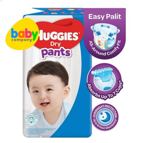 Huggies Dry Pants Diapers Medium 34s Shopee Philippines