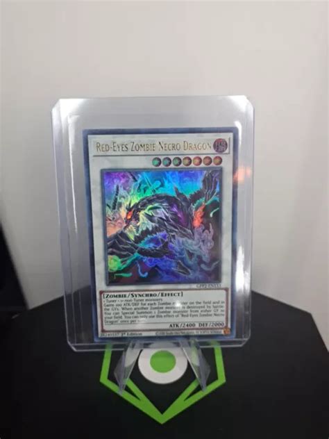 Yugioh Tcg Red Eyes Zombie Dragon N Cro Gfp En Ultra Rare Re