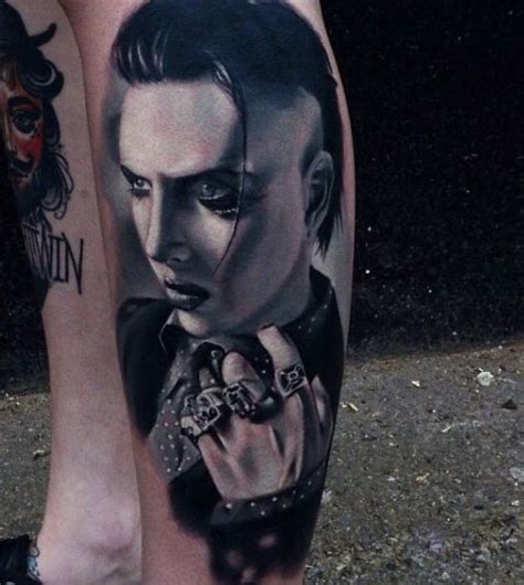 Best 45 Marilyn Manson Tattoos - NSF News and Magazine | Marilyn manson ...