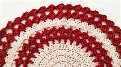 ‼️how To Crochet Round Placemat ~ 👌💯easy Crochet Placemat Pattern For Beginners ~tablecloth