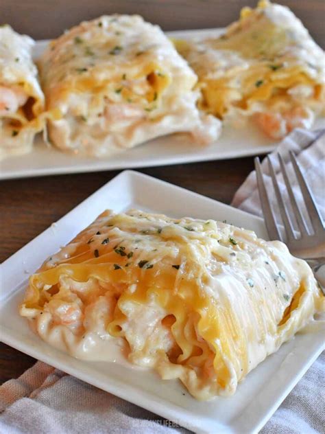 Shrimp Lasagna Roll Ups Recipe A Cowboys Life