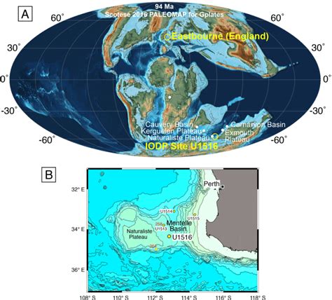 A Paleogeographic Reconstruction For The Late Cenomanian Ma With