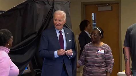 Biden Casts His Last Vote In A Us Election As President