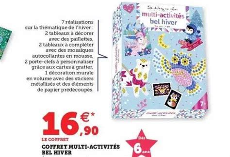 Offre Coffret Multi Activit S Bel Hiver Chez Super U