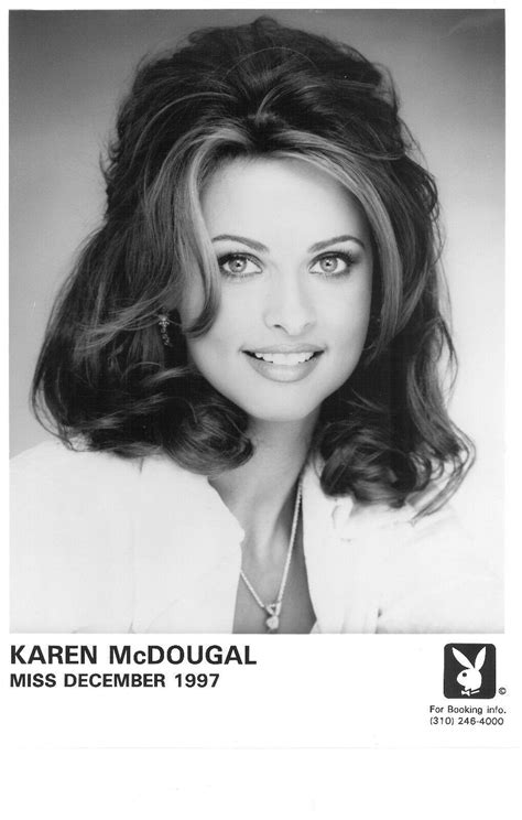 Playboy Playmate Karen Mcdougal Portrait 8x10 Bandw Head Shot Photo Original 3850570492