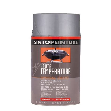 Peinture haute température aérosol aluminium 400ml SINTO 925715