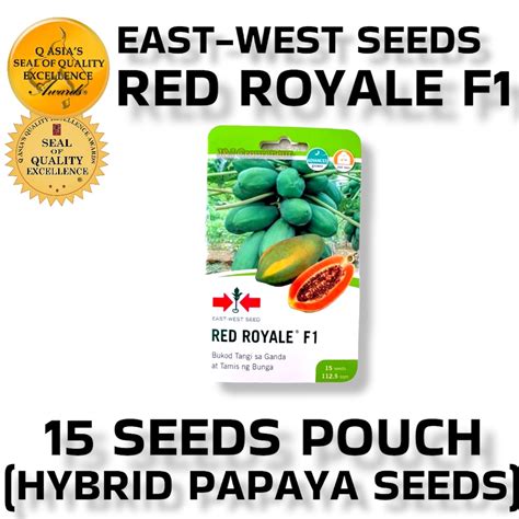 Red Royale F1 Papaya 15 Seeds East West Shopee Philippines