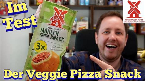 Rügenwalder Mühle Vegetarischen Mühlen Snack Pizza Art im Test YouTube